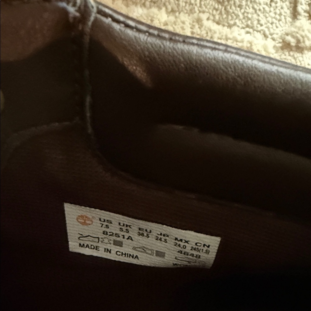 Timberland Women's Brown Lace-Up Wedge Boots - Picture 5 of 5